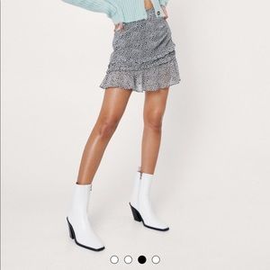 Chiffon High-waisted Skirt